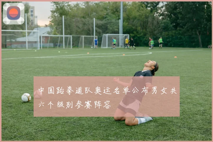 中国跆拳道队奥运名单公布男女共六个级别参赛阵容